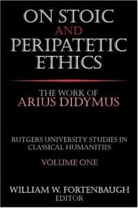 On Stoic and Peripatetic Ethics
