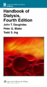 书籍 Handbook of Dialysis的封面
