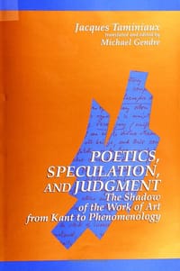 书籍 Poetics, Speculation, and Judgment的封面