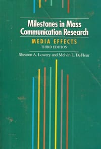 Milestones in Mass Communication Research (3rd Edition)
