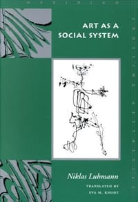 书籍 Art as a Social System的封面