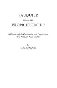 Fauquier during the Proprietorship