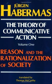 书籍 The Theory of Communicative Action, Volume 1的封面