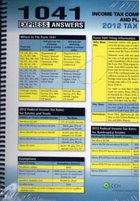 1041 Express Answers - CCH Tax Law