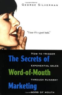 书籍 The Secrets of Word-of-mouth Marketing的封面