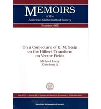 On a Conjecture of E. M. Stein on the Hilbert Transform on Vector Fields