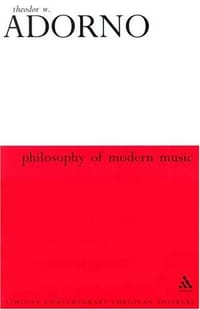 书籍 Philosophy of Modern Music (Athlone Contemporary European Thinkers Series)的封面