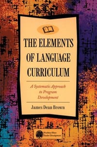 书籍 The Elements of Language Curriculum的封面