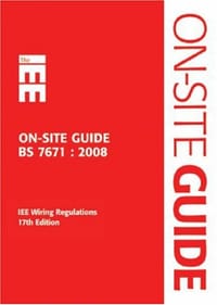 IEE On-site Guide; BS 7671