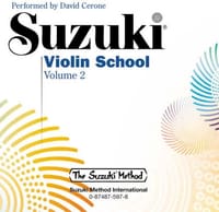David Cerone Performs Suzuki Violin School (Volume 2) (Suzuki Method)