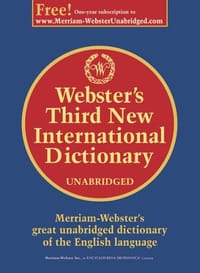Webster's Third New International Dictionary, Unabridged - Webster's
