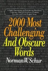 2000 Most Challenging and Obscure Words