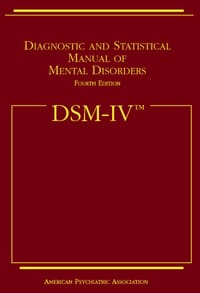 Diagnostic and Statistical Manual of Mental Disorders DSM-IV (4th ed)