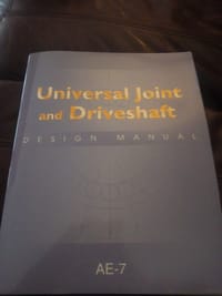 Universal Joint and Driveshaft Design Manual
