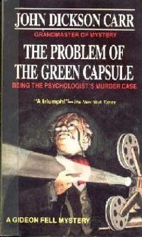 书籍 The Problem of the Green Capsule的封面