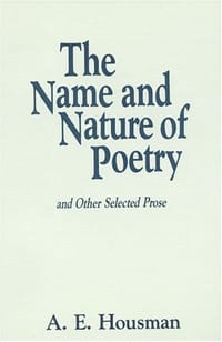 The Name and Nature of Poetry