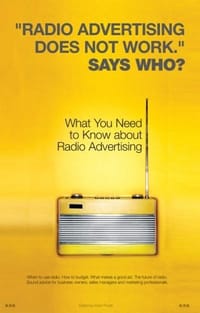 "Radio Advertising Does Not Work." Says Who?