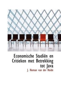 Economische StudiA"N En Critieken Met Betrekking Tot Java