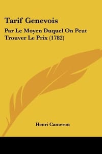 Tarif Genevois