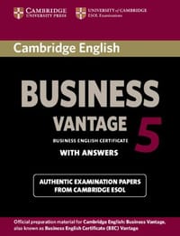 Cambridge English Business 5 Vantage Student's Book with Answers
