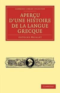 书籍 Aperçu d'une histoire de la langue grecque (Cambridge Library Collection - Linguistics) (French Edition)的封面