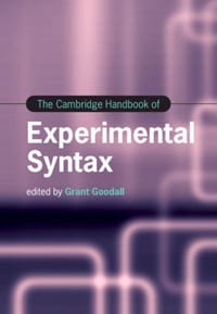 书籍 The Cambridge Handbook of Experimental Syntax的封面