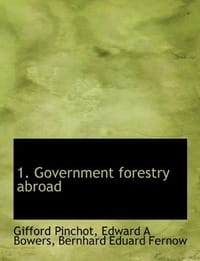 1. Government Forestry Abroad