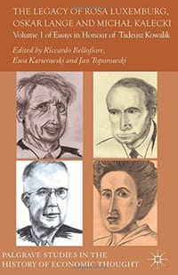 书籍 The Legacy of Rosa Luxemburg, Oskar Lange and Michal Kalecki的封面