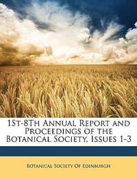 1st-8th Annual Report and Proceedings of the Botanical Society, Issues 1-3