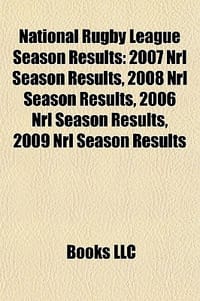 National Rugby League Season Results - Books, LLC