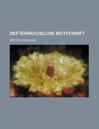 Defterreichilche Beitfchrift