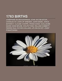 1763 Births