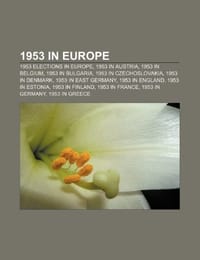 1953 in Europe
