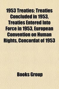 1953 Treaties - Group, Books