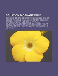Quation Diophantienne