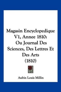 Magasin Encyclopedique V1, Annee 1810