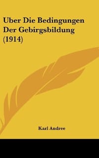 Uber Die Bedingungen Der Gebirgsbildung