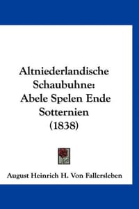 Altniederlandische Schaubuhne