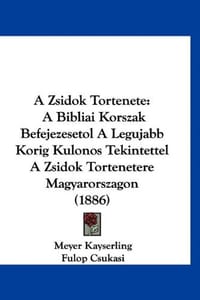 A Zsidok Tortenete