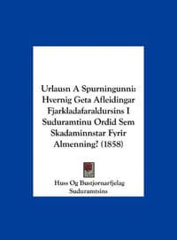 Urlausn a Spurningunni