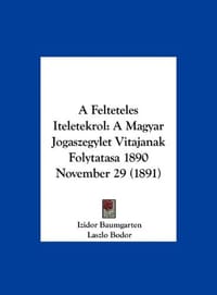 A Felteteles Iteletekrol