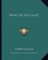 What Do You Lack?