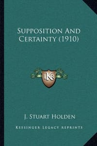 Supposition and Certainty