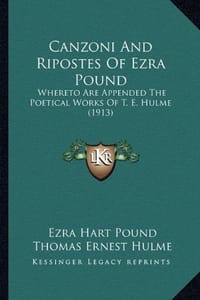 Canzoni and Ripostes of Ezra Pound