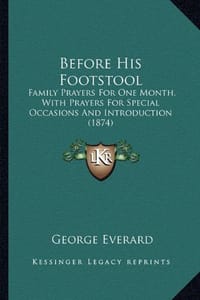 Before His Footstool