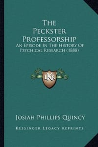 The Peckster Professorship
