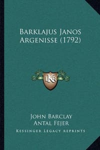 Barklajus Janos Argenisse
