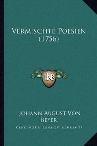 Vermischte Poesien