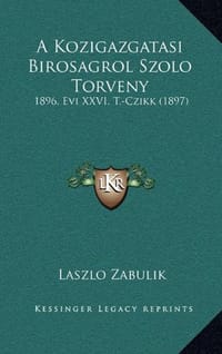 A Kozigazgatasi Birosagrol Szolo Torveny
