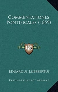 Commentationes Pontificales